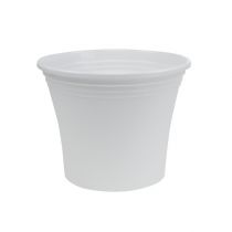 Prodotto Vaso in plastica “Irys” bianco Ø17cm H14cm, 1pz