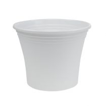 Prodotto Vaso in plastica “Irys” bianco Ø19cm H16cm, 1pz