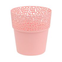 Fioriera in plastica rosa Ø14.5cm H15.5cm 1p