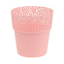 Fioriera in plastica rosa Ø14.5cm H15.5cm 1p
