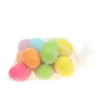 Prodotto Uova di Pasqua da appendere colorate 6 cm 12 pz