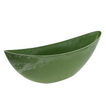 Prodotto Barca di plastica verde 55,5 cm x 14,5 cm H17,5 cm 1 pezzo