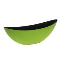 Ciotola decorativa per piante verde nero 34 cm x 11 cm H11 cm