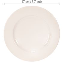 Prodotto Piatti rotondi e semplici per decorazioni e piccole composizioni, 17 cm, 6 pezzi