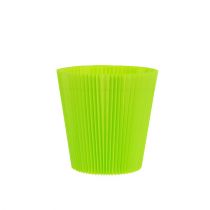Polsini pieghettati verde chiaro 8,5 cm 100 p