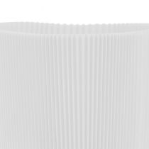 Prodotto Polsini plissettati per vasi da fiori bianchi 14,5 cm 100 pezzi