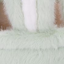 Prodotto Cestino pasquale in peluche con orecchie da coniglio dai colori pastello Piccolo cestino per regali e decorazione del salotto 18 cm, 2 pezzi