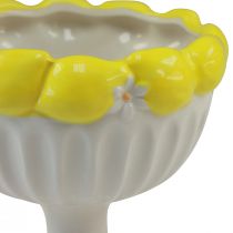 Prodotto Tazza ciotola in ceramica ciotola decorativa limone Ø14,5 cm H14 cm