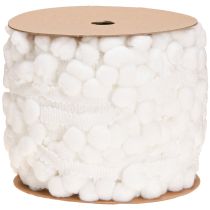 Prodotto Nastro Pom Pom Bianco Nastro Decorativo con Pompon 20mm 15m