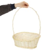 Prodotto Cesto regalo di circa 38 cm x 27 cm, colore chiaro