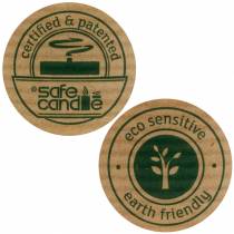 Prodotto Candela a colonna PURE Nature, candela naturale sostenibile a base di stearina e cera di colza 90/70 mm