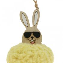 Prodotto Ciondolo decorativo coniglietto coniglietto giallo decorazione Pasqua Ø7cm 6 pezzi