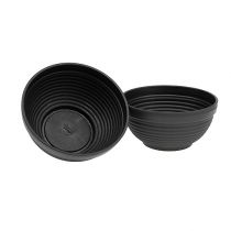 Prodotto Ciotola R in plastica antracite Ø15cm, 10 pezzi