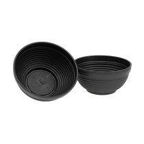 Prodotto Ciotola R in plastica antracite Ø17cm, 10 pezzi