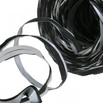 Prodotto Nastro di rafia nastro regalo argento nero nastro decorativo 200 m