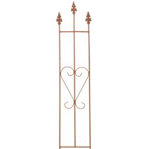 Traliccio da giardino, supporto decorativo a forma di cuore per piante rampicanti, 98 cm