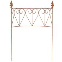 Prodotto Traliccio in metallo per aiuole e versatile decorazione da giardino, 60 cm