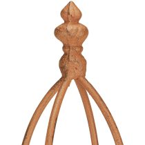 Prodotto Traliccio in metallo effetto ruggine Obelisco 69/86cm Set 2 pezzi