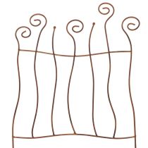 Prodotto Traliccio, supporto per arrampicata, metallo curvato, decorazione artistica da giardino, 72 cm