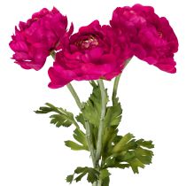 Prodotto Ranuncolo artificiale come fiore singolo per un design d'interni versatile e senza tempo, 51 cm, 3 pezzi