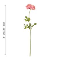 Prodotto Peonia artificiale come bouquet per una decorazione elegante e di facile manutenzione, 51 cm, 3 pezzi
