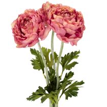 Prodotto Ranuncolo artificiale come bouquet per una decorazione elegante e di facile manutenzione, 51 cm, 3 pezzi