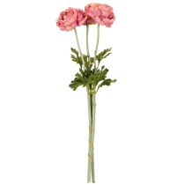 Prodotto Ranuncolo artificiale come bouquet per una decorazione elegante e di facile manutenzione, 51 cm, 3 pezzi