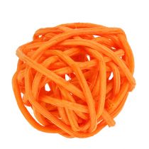 Rattanball Albicocca giallo arancio 72 pezzi