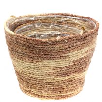 Prodotto Set di cestini per piante in rattan, naturale/marrone, 3 pezzi, Ø26/22/16 cm – Decorativo e versatile