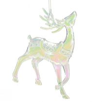Prodotto Decorazione renna Decorazioni natalizie iridescenti H12cm 3pz