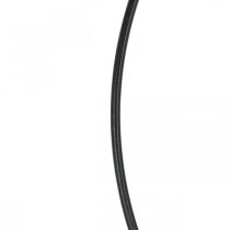 Anello decorativo in metallo Anello decorativo Scandi anello nero Ø30cm 4 pezzi