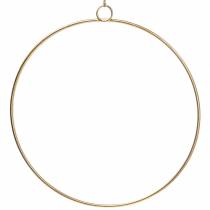 Anello decorativo da appendere oro Ø50cm 3 pezzi