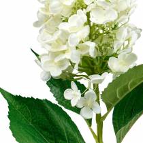 Prodotto Pannocchia Ortensia Crema Bianco Ortensia Artificiale Fiore di Seta 98 cm