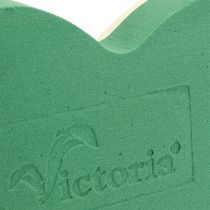 Prodotto Cuore romantico in schiuma floreale 30 cm in schiuma floreale verde 2 pezzi
