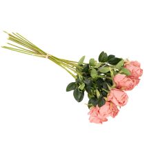 Prodotto Mazzetto di rose artificiali, stelo lungo 62 cm, 12 pezzi