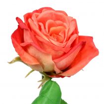 Salmone fiore artificiale rosa 67,5 cm