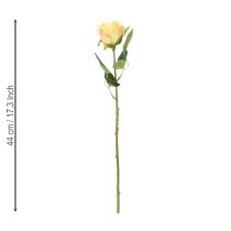 Prodotto Composizione floreale con bouquet di rose per una decorazione elegante nella zona giorno 44 cm 6 pezzi