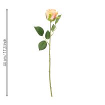 Prodotto Bouquet di rose artificiali dall'aspetto realistico, di lunga durata, per decorazioni nuziali, 44 cm, 6 pezzi