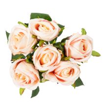 Prodotto Bouquet di rose artificiali per decorazioni eleganti per la casa e occasioni festive, 44 cm, 6 pezzi