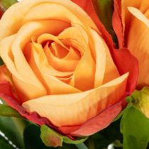 Prodotto Composizione di rose artificiali, un elemento decorativo senza tempo per qualsiasi interno, 44 cm, 6 pezzi