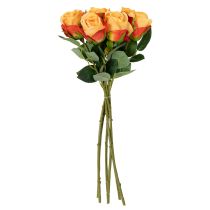 Prodotto Composizione di rose artificiali, un elemento decorativo senza tempo per qualsiasi interno, 44 cm, 6 pezzi