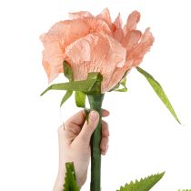 Prodotto Rosa artificiale, fiore gigante per un'elegante e affascinante decorazione d'interni, 92 cm