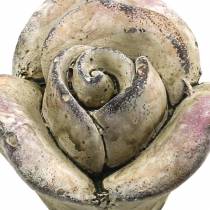 Cemento rosa grigio, viola Ø7,7 H5,5 cm 3 pezzi