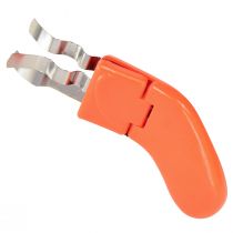 Prodotto Rimuovi spine per rose in acciaio inox senza spine 80ES arancione per fioristi