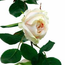 Romantico Rose Garland Fiore Di Seta Rosa Artificiale Vite 160cm