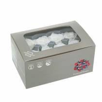 Prodotto Rose stabilizzate medie Ø4-4,5 cm bianche 8 pz