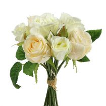 Prodotto Bouquet di rose crema 26 cm