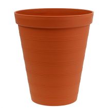 Prodotto Vaso di rose plastica 19 cm terracotta, 1pz