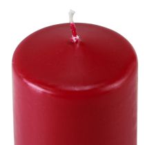 Prodotto Candele dell&#39;Avvento rosse di diverse altezze 6/8/10/12 cm 4 pezzi