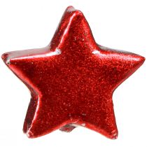 Prodotto Stelle di Natale dipinte di rosso Ø2,5cm – 2a scelta – 96 pezzi